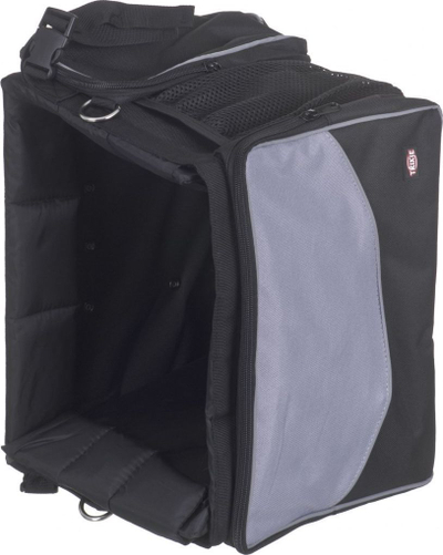 Çantë biçiklete për qen Trixie Universal, 7 kg, e hirtë