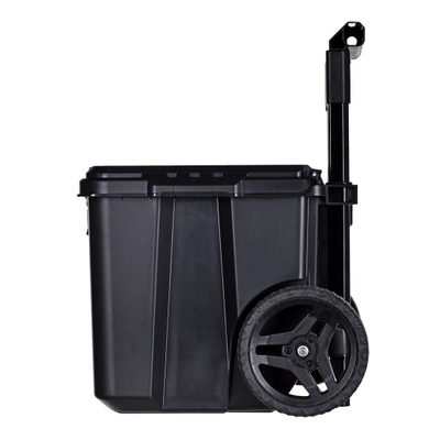 Sistem modular veglash Keter Stack N Roll 250927, me rrota, dorezë teleskopike, i zi
