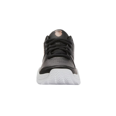 Патики за тенис за жени K-Swiss Court Express HB, кожа, ѓон EVA, црни