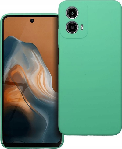 Futera silikoni për Motorola G34 5G, 2 mm, anti rrëshqitje, e gjelbër mat