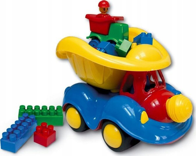Lodër makinë kloun me blloqe, plastike, shumëngjyrëshe