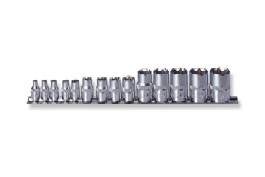 Set i prizës Jonnesway Torx, 1/4 x 3/8 x 1/2", 14 copë