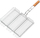 Skarë BBQ Maestro MR-1006, 26x35 cm, çelik inox, argjendtë