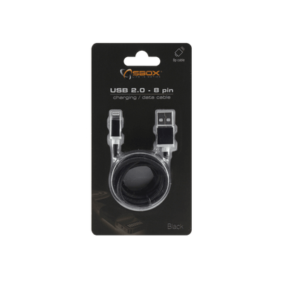 Kabllo SBOX USB 2.0- 8Pin për iOS 1.5m
