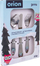 Set lugë pirun thikë për kalamaj Orion Children's, 3 copë, çelik inox, argjendtë