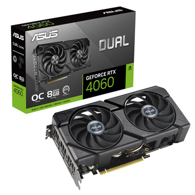 Kartelë grafike Asus Dual GeForce RTX 4060 EVO OC 8GB GDDR6