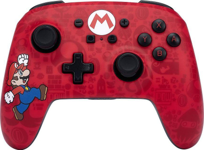 Kontroller PowerA Here We Go Mario, wireless, i kuq