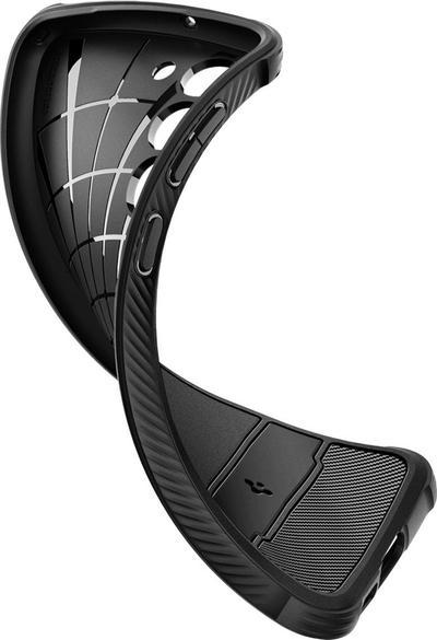 Mbulesë telefoni Spigen Rugged Armor, për Samsung Galaxy S23 6.1", TPU i butë, e zezë