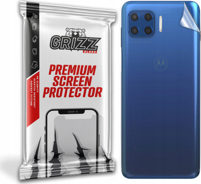 Folie mbrojtëse e pasme GrizzGlass për Motorola Moto G 5G Plus, mat, transparente