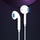 Kufje me tel Vega Colors EarPods, USB C, me mikrofon, të bardha