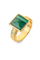 Unazë për femra Hot Diamonds, 56 mm, e artë/gjelbër