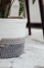 Set shporta pambuku Home Styling Collection Cotton Basket X3, model i thurur, madhësi të ndryshme, shumëngjyrësh