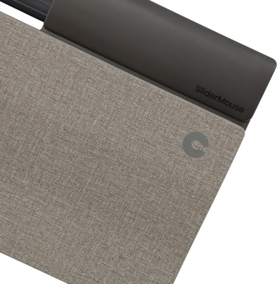 Maus ergonomik Contour Design SliderMouse Pro Wireless, pa tela, me mbajtëse kyçi standarde, gri e hapur