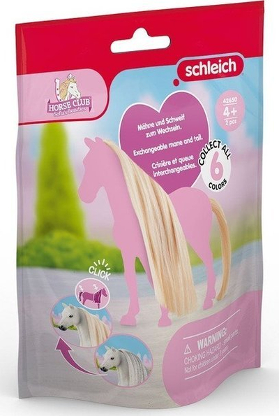 Aksesor lodër Schleich Horse World 42650 Hair Beauty, flokë bionde, për kuaj lodër