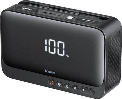 Startues makine me kompresor Baseus, power bank 6000mAh, 600A, 150PSI