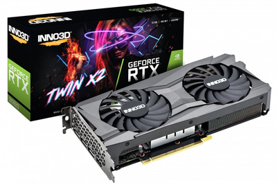 Kartë grafike Inno3D GeForce RTX 3060 Twin X2, 12GB, Ampere, e zezë