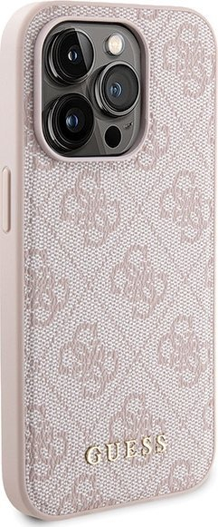 Set aksesorësh Guess GUBPM5P15X4GEMGP për iPhone 15 Pro Max, hardcase 6.7", powerbank 5000mAh, ari