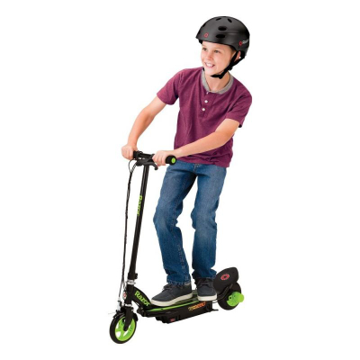Trotinet me motor Razor E90 Power Core, deri 16 km/h, 12V, i zi me jeshile