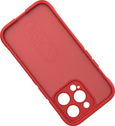 Mbulesë telefoni Magic Shield për iPhone 14 Pro, TPU e butë e fleksibël, mbron nga rëniet, burgundy