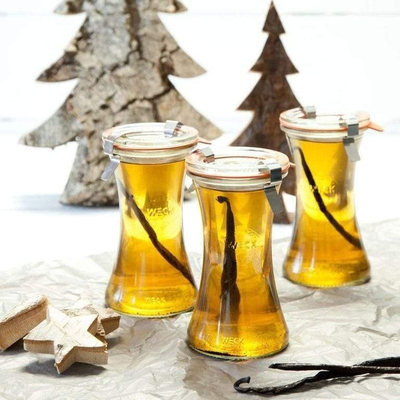 Set kavanozash Westmark Delicacy, 200 ml, 6 copë, qelq transparent