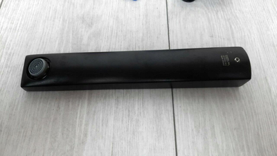 Rubinet lavamani Hansgrohe Metropol, murale e fshehtë, grykë 22.5 cm, e zezë mat