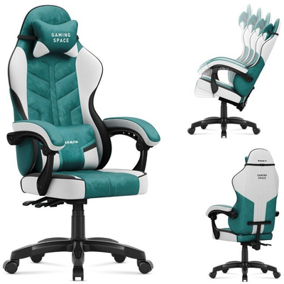 Karrige gaming Huzaro Force 2.7, mekanizëm Tilt, velour, jeshile