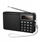 Radio portative Hoco HI50, AM/FM, e zezë