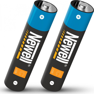 Bateri rikarikueshme Newell AA USB C, 1550mAh, paketim 2 copë, e zezë