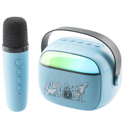 Altoparlant Bluetooth GoGen Karaoke, 3.2W, 5 orë bateri, i papërshkueshëm nga uji