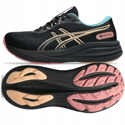 Atlete vrapimi ASICS Gel-Pulse 17 GORE-TEX, femra, 40.5, të zeza me rozë