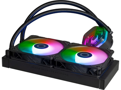 Ftohës me ujë Cooler Master MasterLiquid 240 Atmos ARGB, 12 cm, i zi