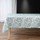 Mbulesë tavoline Cleline Rectangular, 140x240cm, polikoton me efekt liri, me gjethe jeshile