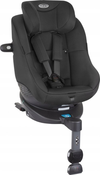 Ulëse makine Graco Turn2Me i-Size, që rrotullohet 360°, ISOFIX, e zezë