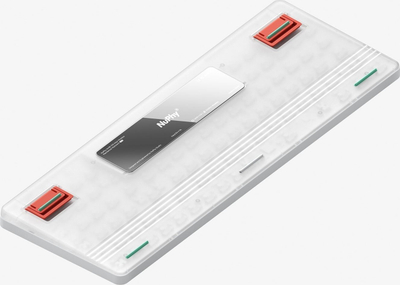 Tastierë mekanike wireless Nuphy Air96 V2, Red 2.0, Ionic White