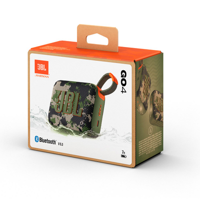 Блутут звучник JBL Go 4 Squad, ултра пренослив, водоотпорен, камуфлажен