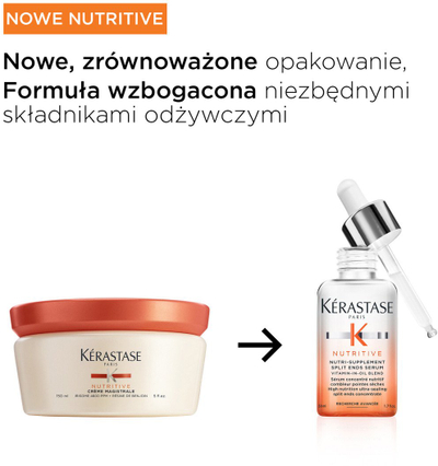 Set flokësh Kérastase Nutritive Root to Tip Hydrating Heroes, për flokë të thatë të hollë në mes, ushqyes