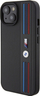 Këllëf telefoni BMW Tricolor M Collection për iPhone 15 6.1", polikarbonat TPU, i zi