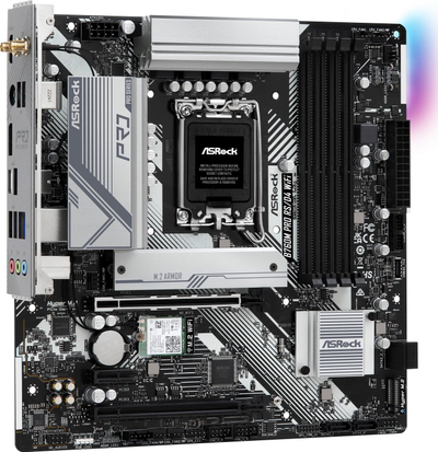 Pllakë amë ASRock B760M PRO RS/D4 WiFi, Intel LGA1700, DDR4, e zezë
