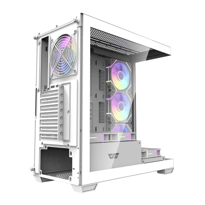 Kuti kompjuteri Darkflash DS900 (e bardhë)  7 Ventilatorë ARGB
