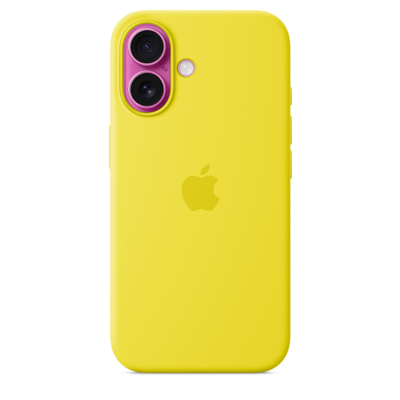 Apple iPhone 16 Silicone Case with MagSafe, Star Fruit (Seasonal)