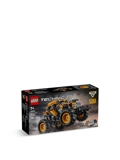 Kamion lodër Monster Jam DIGatron Pull-Back, mekanizëm me tërheqje, shumëngjyrësh