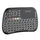Tastierë e vogël wireless Savio KW-04, ARGB, me touchpad, e zezë