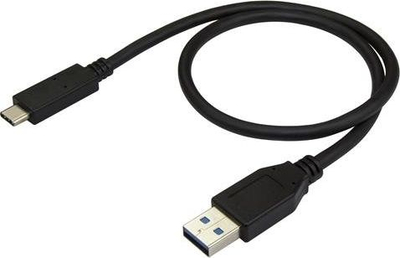 Kabllo StarTech USB-A - USB-C, 0.5 m, e zezë