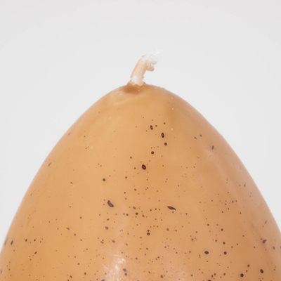 Qiri dekorativ Boltze Home EGG Easter, 13 cm, bezhë