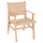 Kolltuk IGNACIO, dru rubberwood, ulëse litar, 61×56×83 cm (HM9331.01)