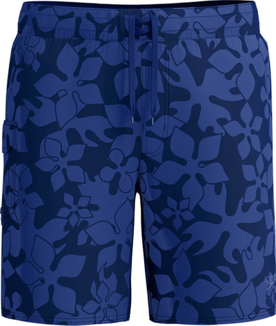 Pantallona banje meshkujsh Speedo Lookout Printed 18", UPF50+, blu marinë