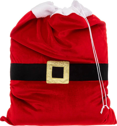 Qese dhuratash Atmosphera Santa, 50 x 70 cm, poliester, e kuqe