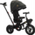 Tricikletë për kalamaj PRO550, rrota 25cm, sedilje 40cm, e zezë