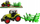 Lodër traktor SIEWNIK Turning Drive, me mbjellëse, 15 cm, jeshil