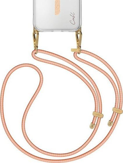 Litar telefoni UNIQ COEHL Laurel, universal, 75cm, rozë